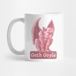 Pink Goth Goyle Mug